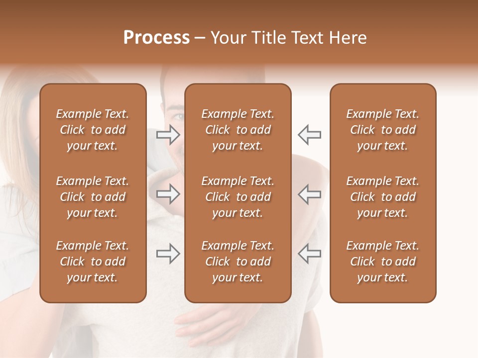 Girl Two Back PowerPoint Template