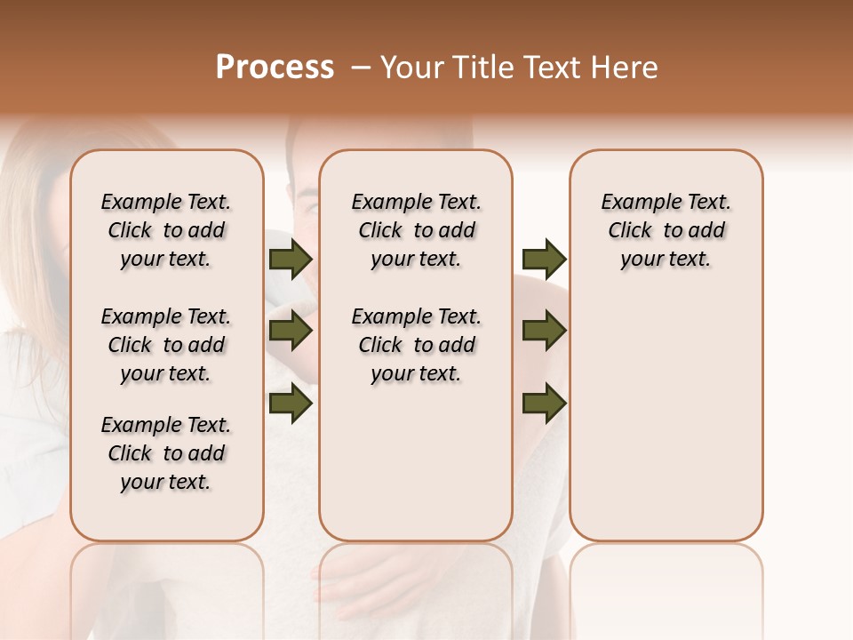 Girl Two Back PowerPoint Template