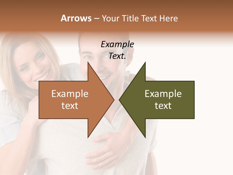 Girl Two Back PowerPoint Template