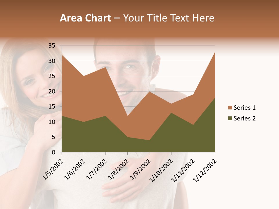 Girl Two Back PowerPoint Template