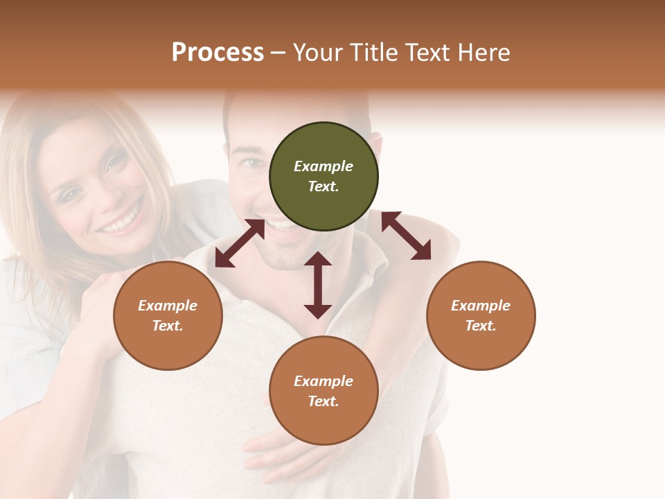 Girl Two Back PowerPoint Template