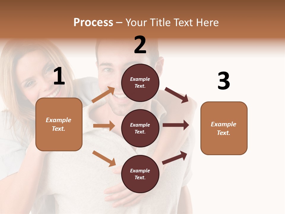 Girl Two Back PowerPoint Template