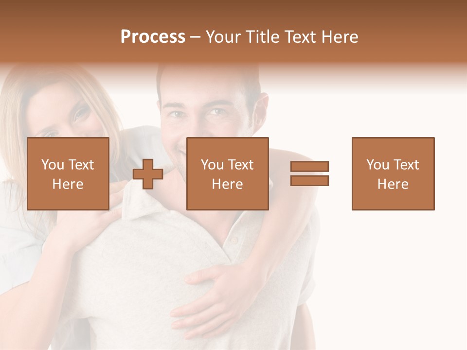 Girl Two Back PowerPoint Template