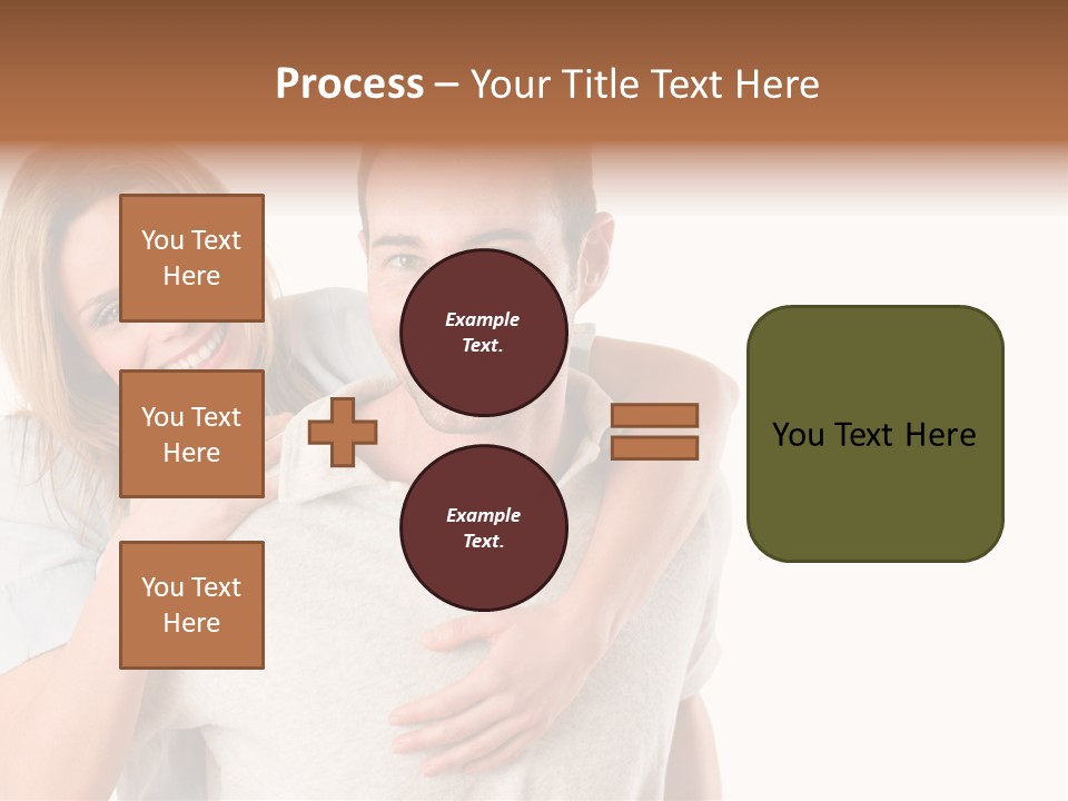 Girl Two Back PowerPoint Template