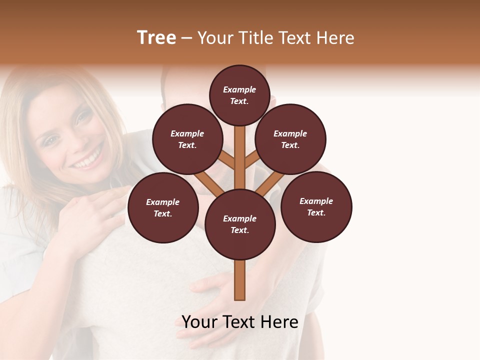 Girl Two Back PowerPoint Template