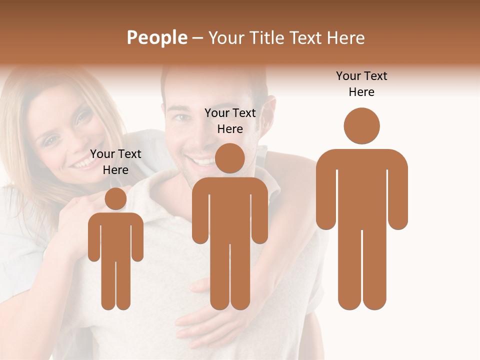 Girl Two Back PowerPoint Template