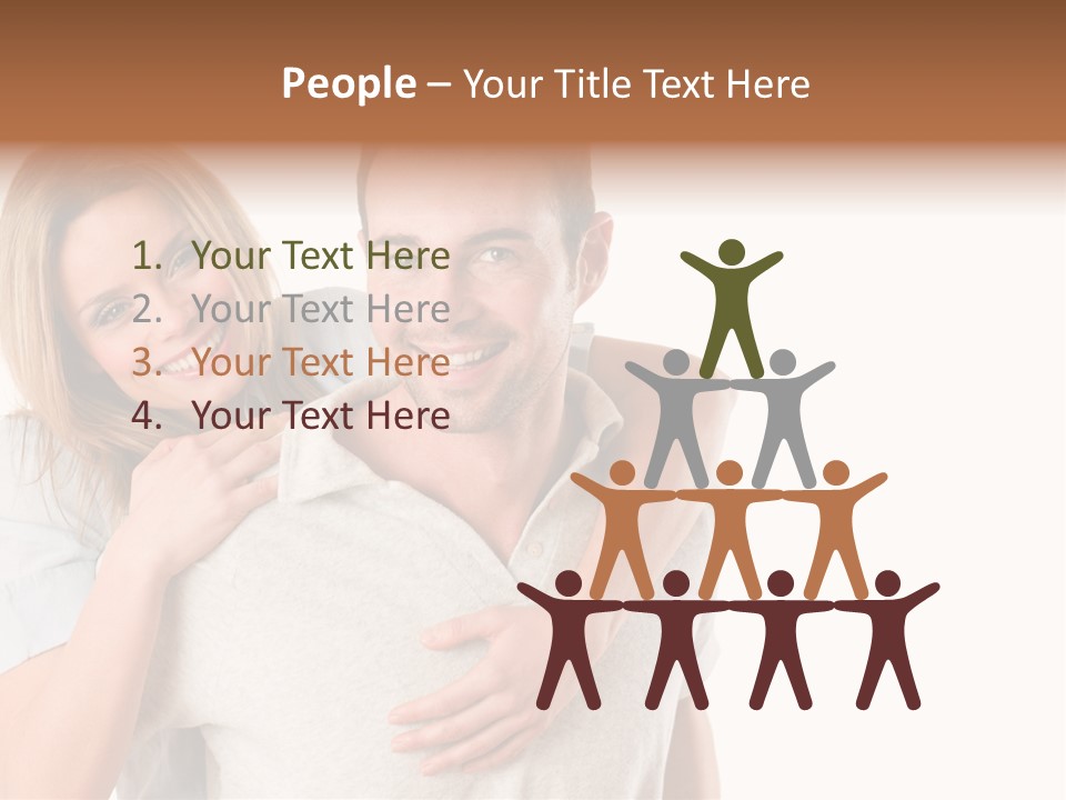 Girl Two Back PowerPoint Template