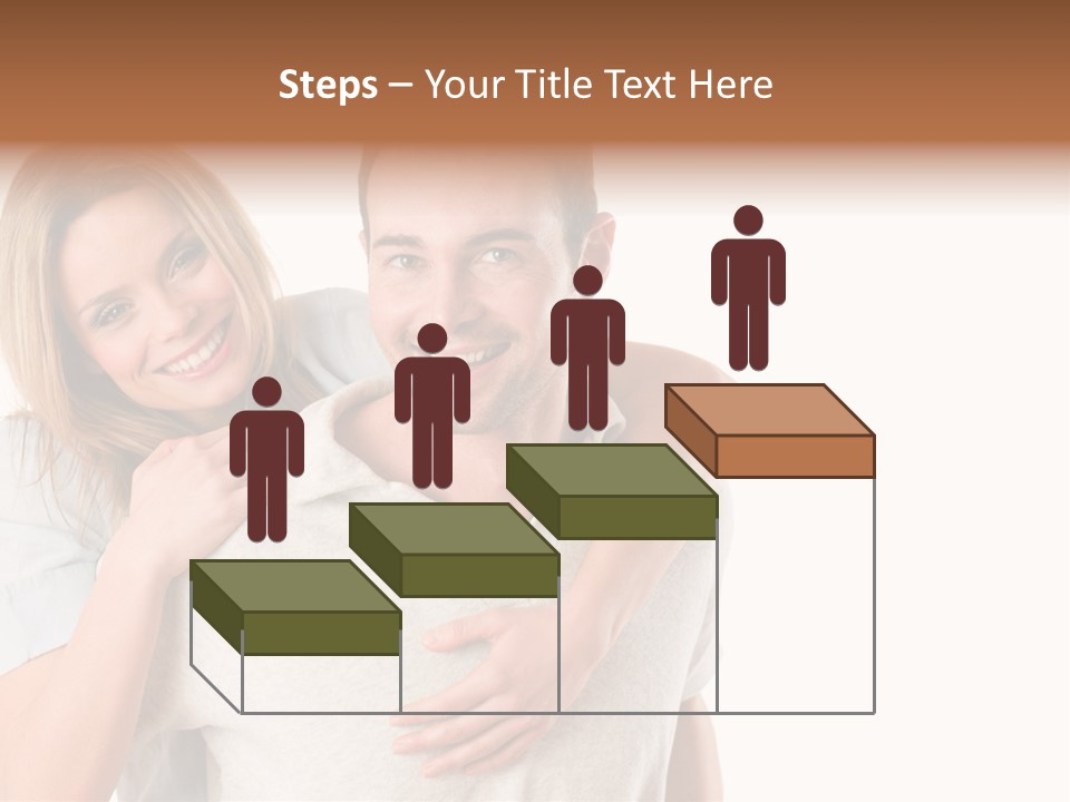 Girl Two Back PowerPoint Template