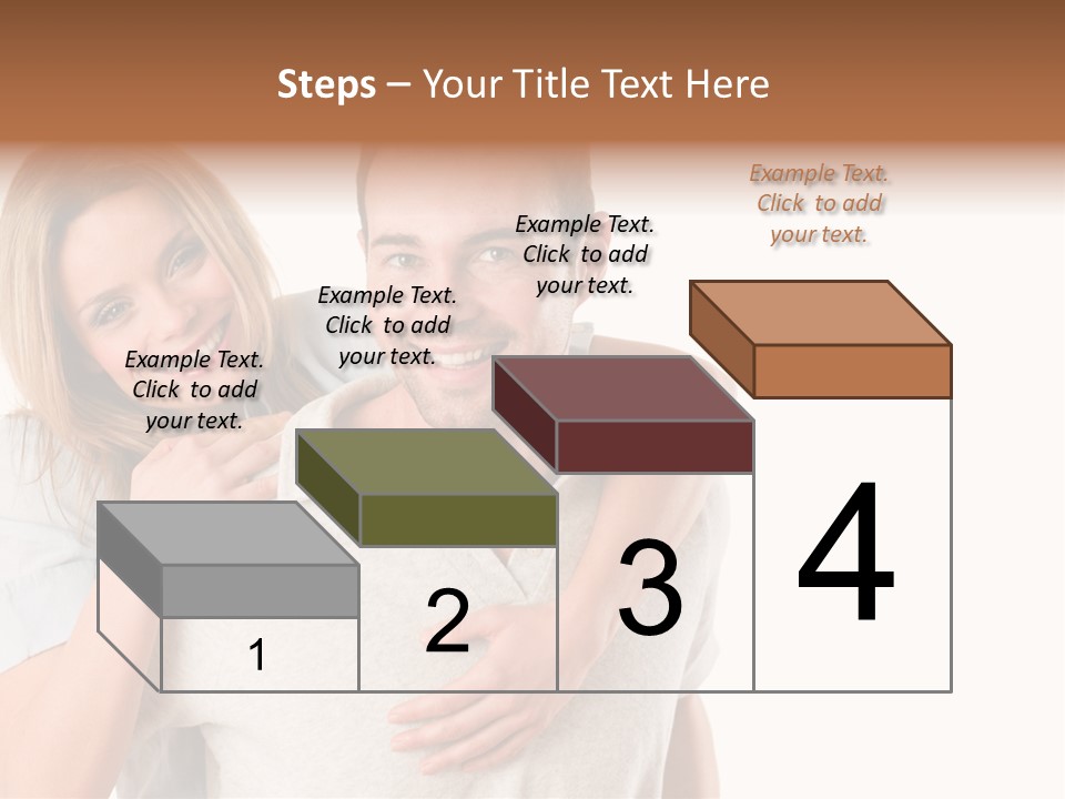 Girl Two Back PowerPoint Template