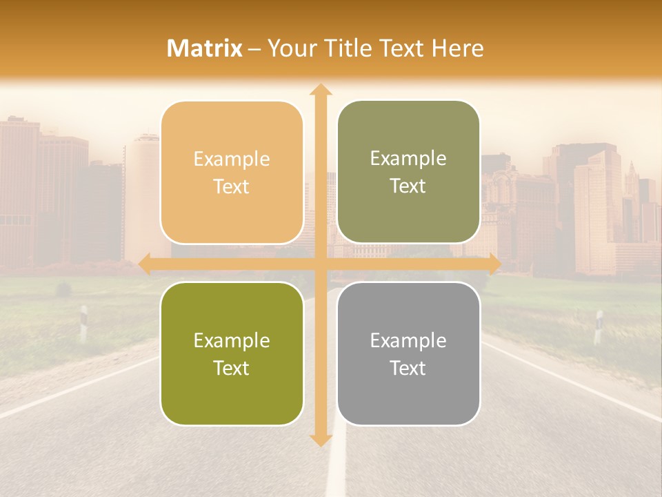 Voyage Urban Radial PowerPoint Template