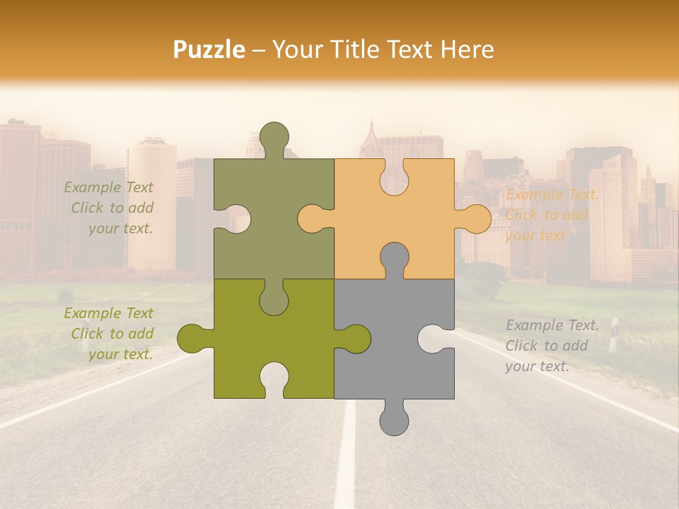 Voyage Urban Radial PowerPoint Template