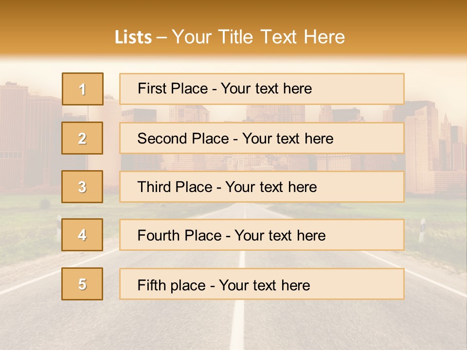 Voyage Urban Radial PowerPoint Template