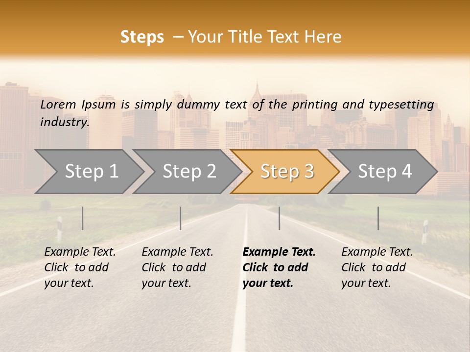 Voyage Urban Radial PowerPoint Template