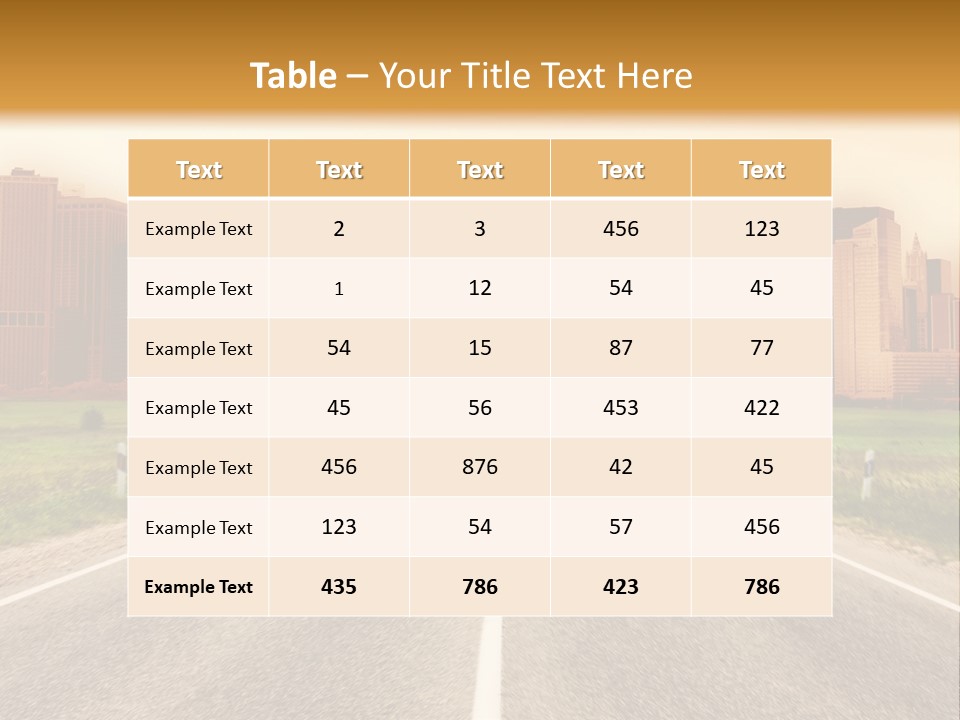Voyage Urban Radial PowerPoint Template