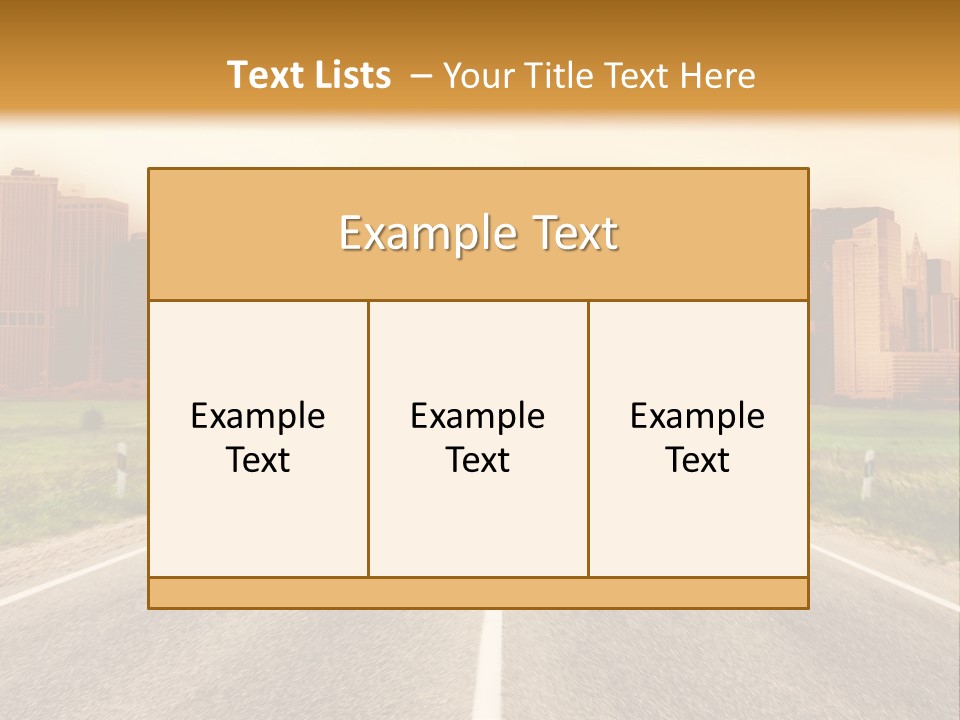 Voyage Urban Radial PowerPoint Template