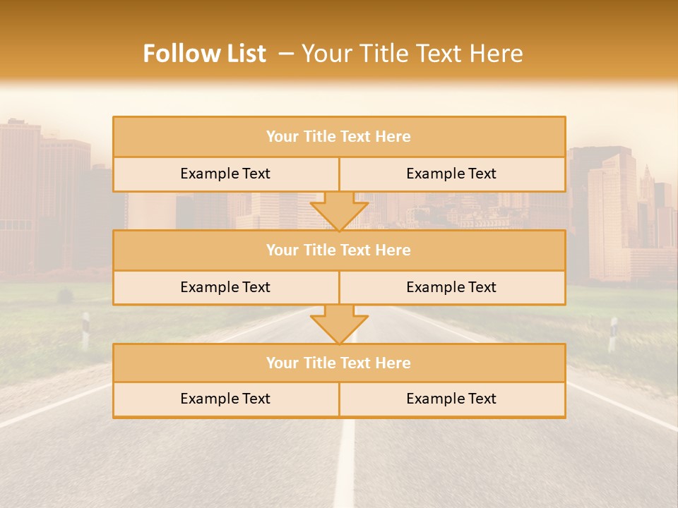 Voyage Urban Radial PowerPoint Template