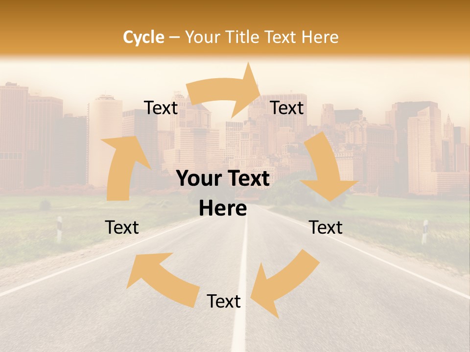 Voyage Urban Radial PowerPoint Template