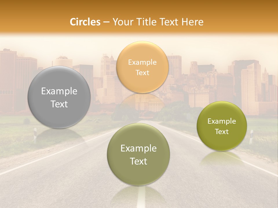 Voyage Urban Radial PowerPoint Template