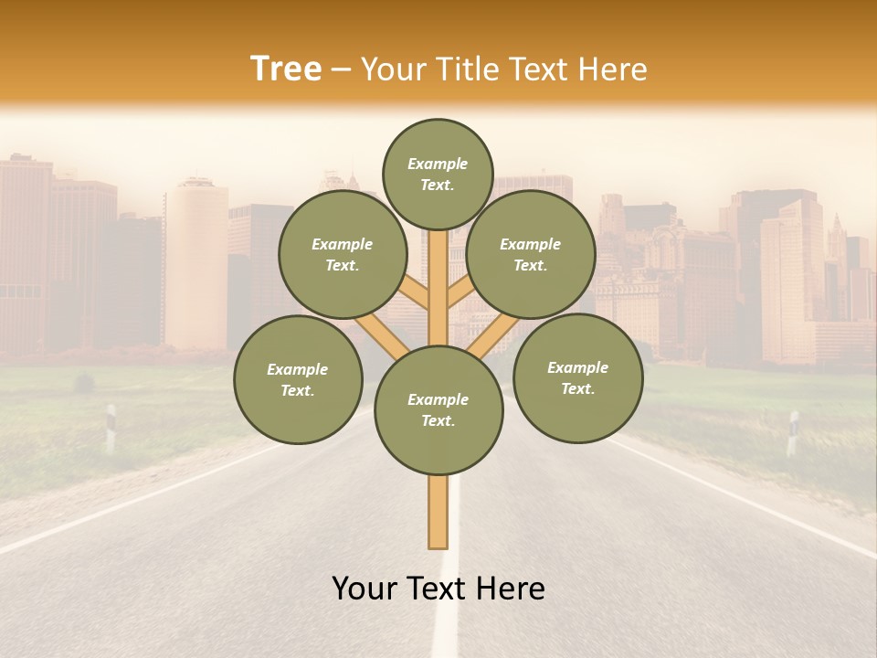 Voyage Urban Radial PowerPoint Template