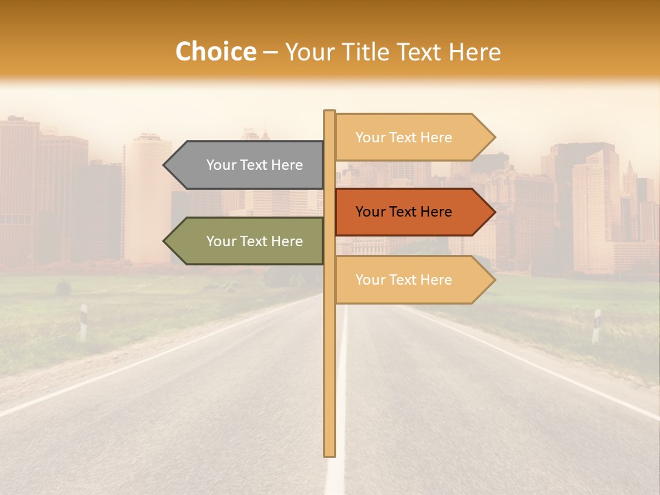 Voyage Urban Radial PowerPoint Template