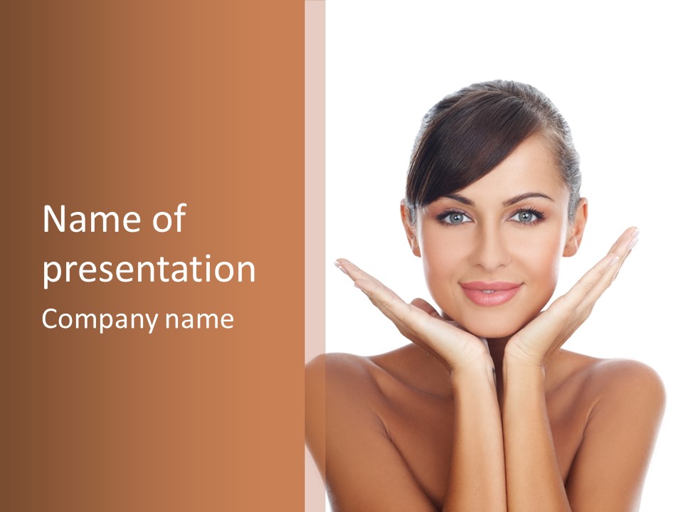 Body Beautiful Woman PowerPoint Template