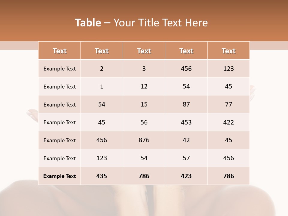 Body Beautiful Woman PowerPoint Template