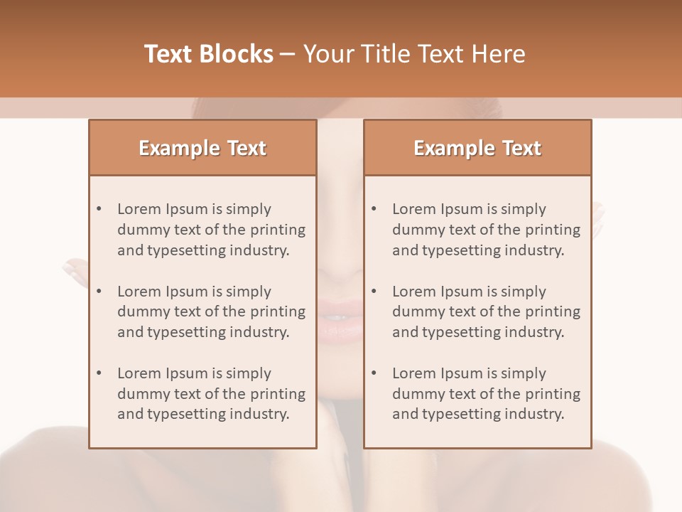 Body Beautiful Woman PowerPoint Template