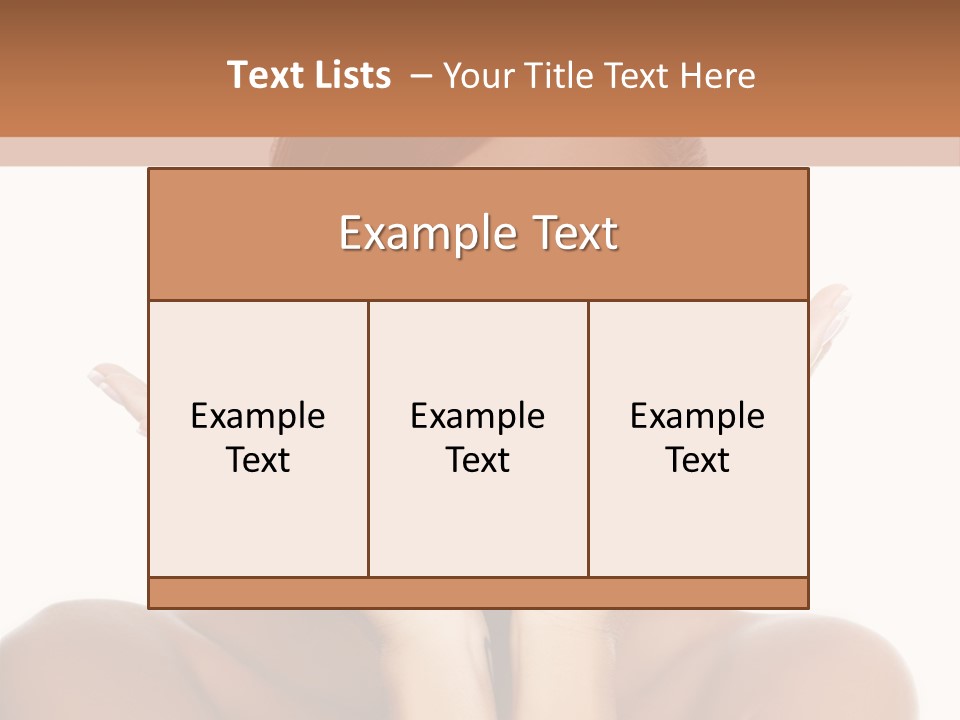 Body Beautiful Woman PowerPoint Template