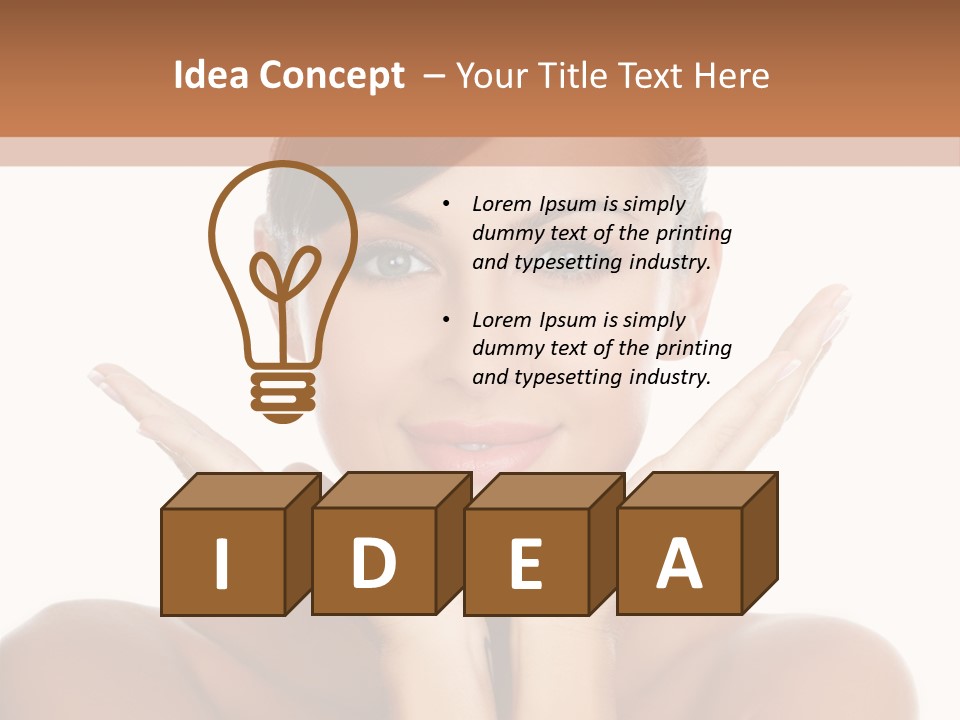 Body Beautiful Woman PowerPoint Template