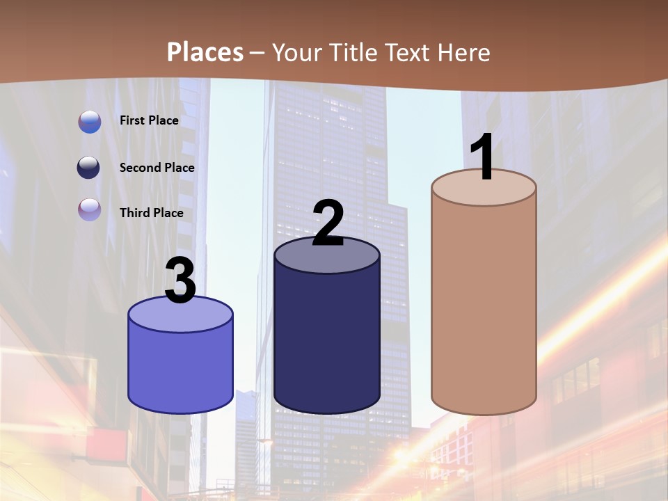 Racing Connection Blur PowerPoint Template