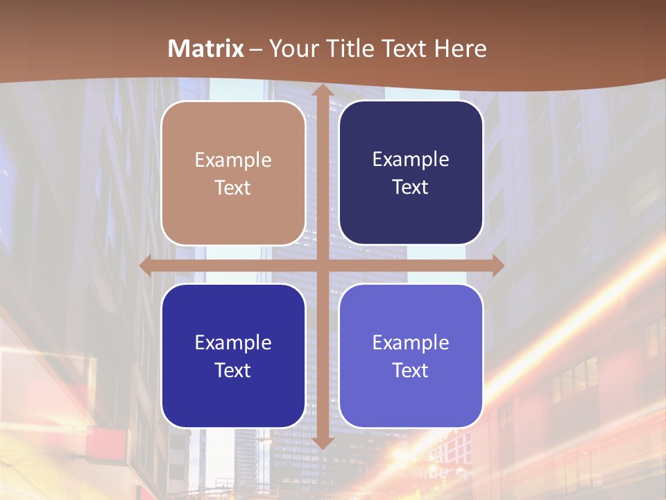 Racing Connection Blur PowerPoint Template