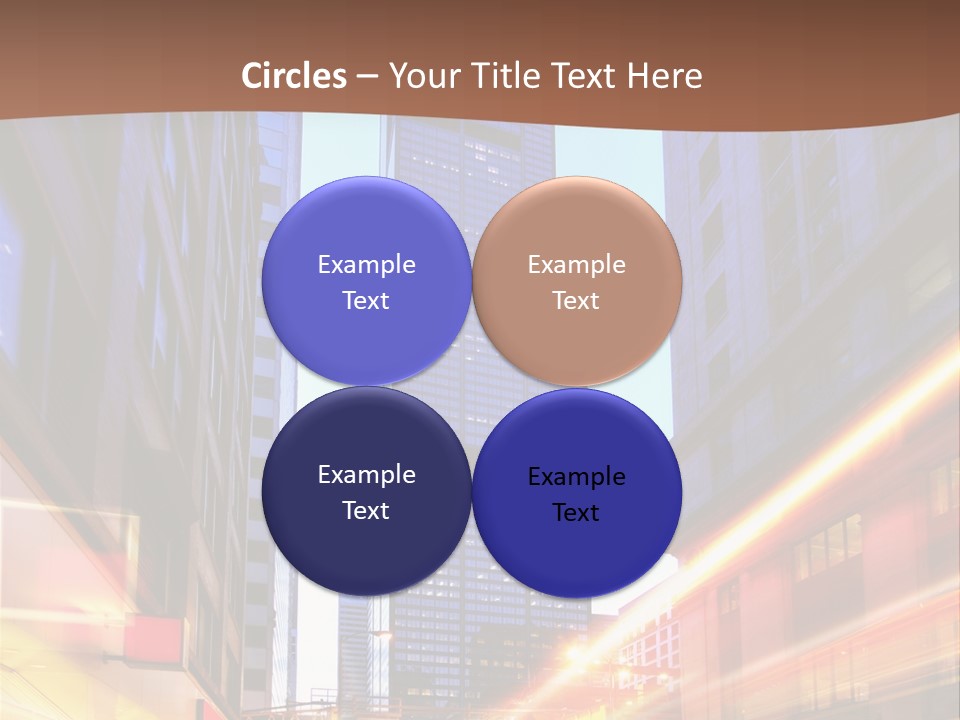 Racing Connection Blur PowerPoint Template