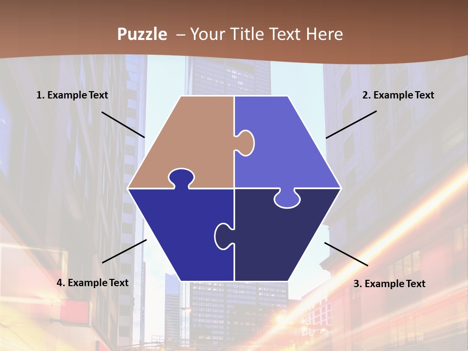 Racing Connection Blur PowerPoint Template
