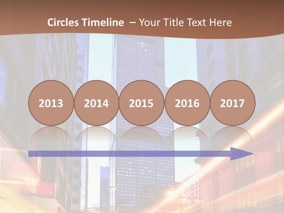 Racing Connection Blur PowerPoint Template