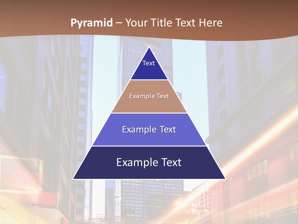 Racing Connection Blur PowerPoint Template