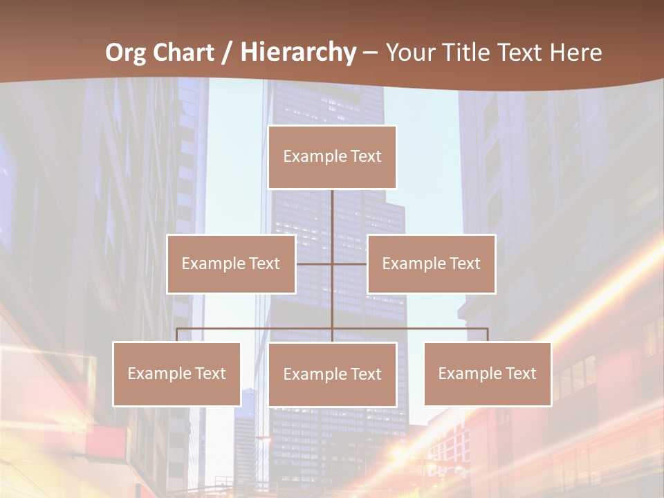 Racing Connection Blur PowerPoint Template
