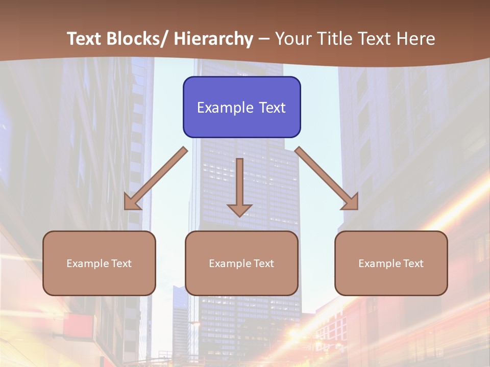 Racing Connection Blur PowerPoint Template