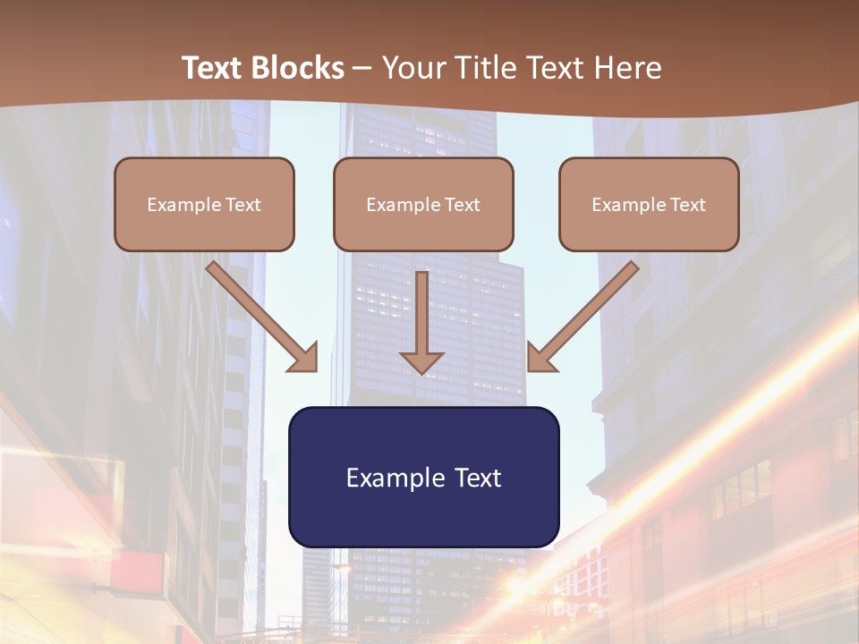 Racing Connection Blur PowerPoint Template