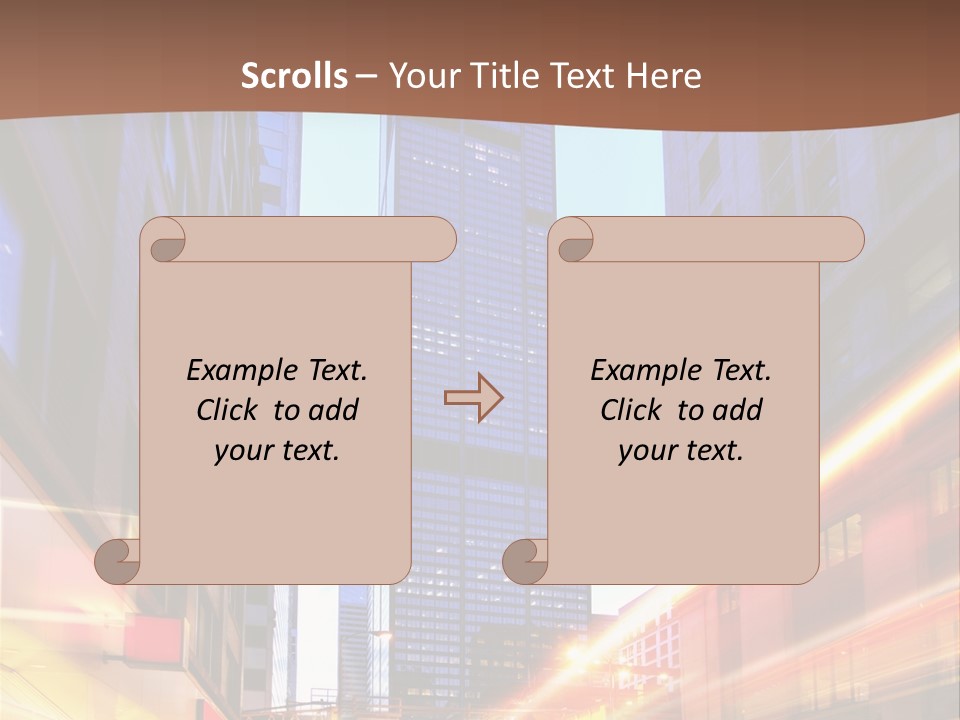 Racing Connection Blur PowerPoint Template