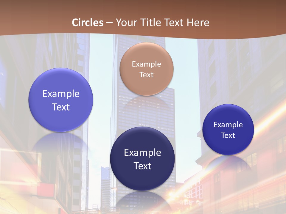 Racing Connection Blur PowerPoint Template
