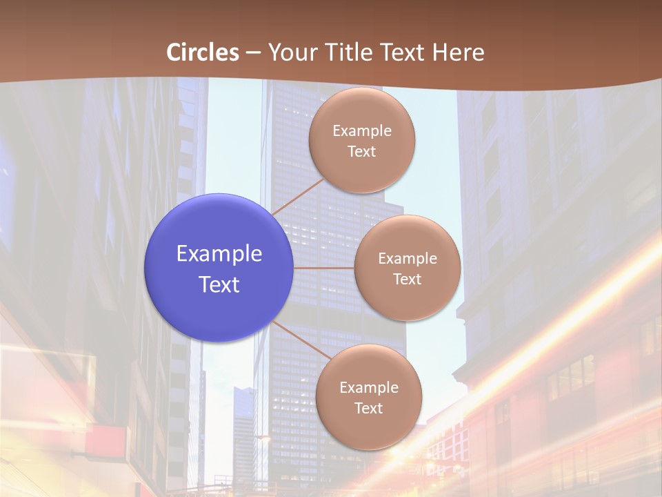 Racing Connection Blur PowerPoint Template