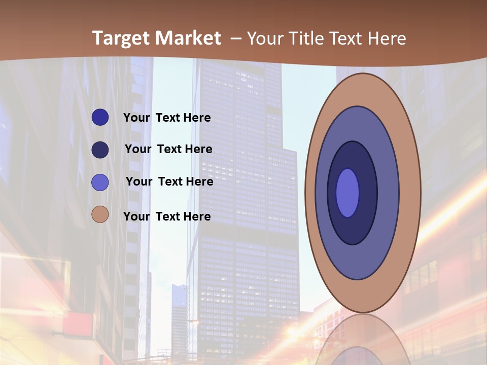 Racing Connection Blur PowerPoint Template