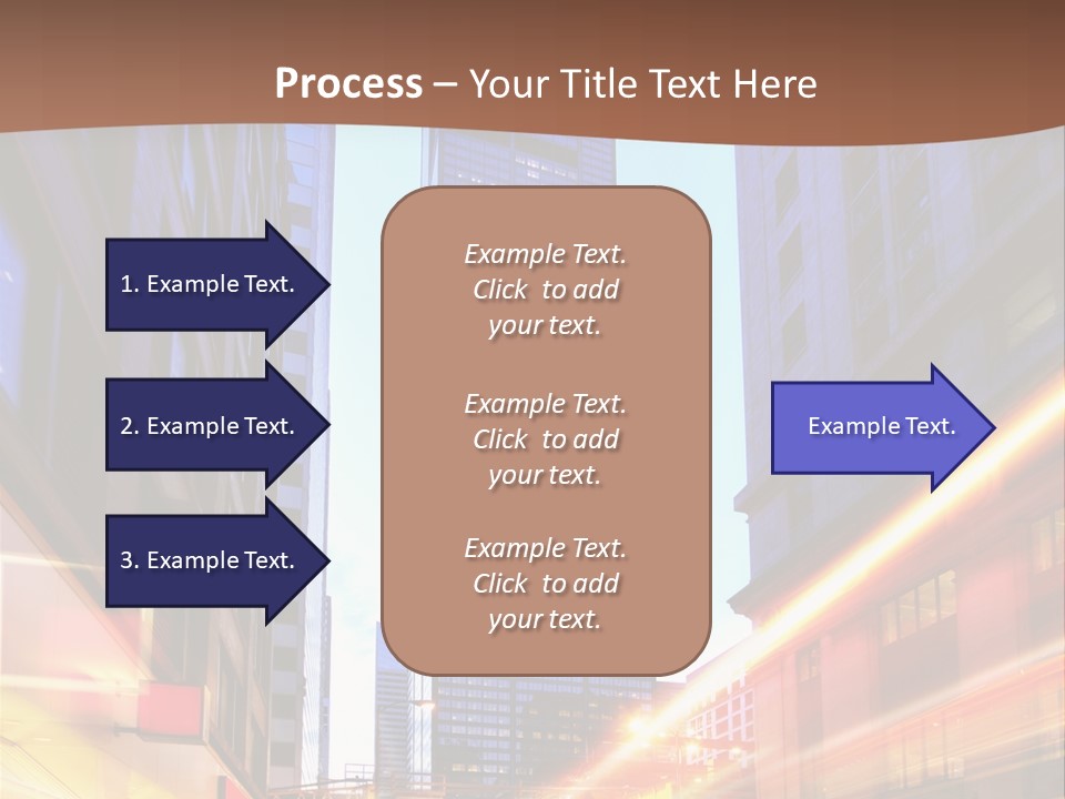 Racing Connection Blur PowerPoint Template