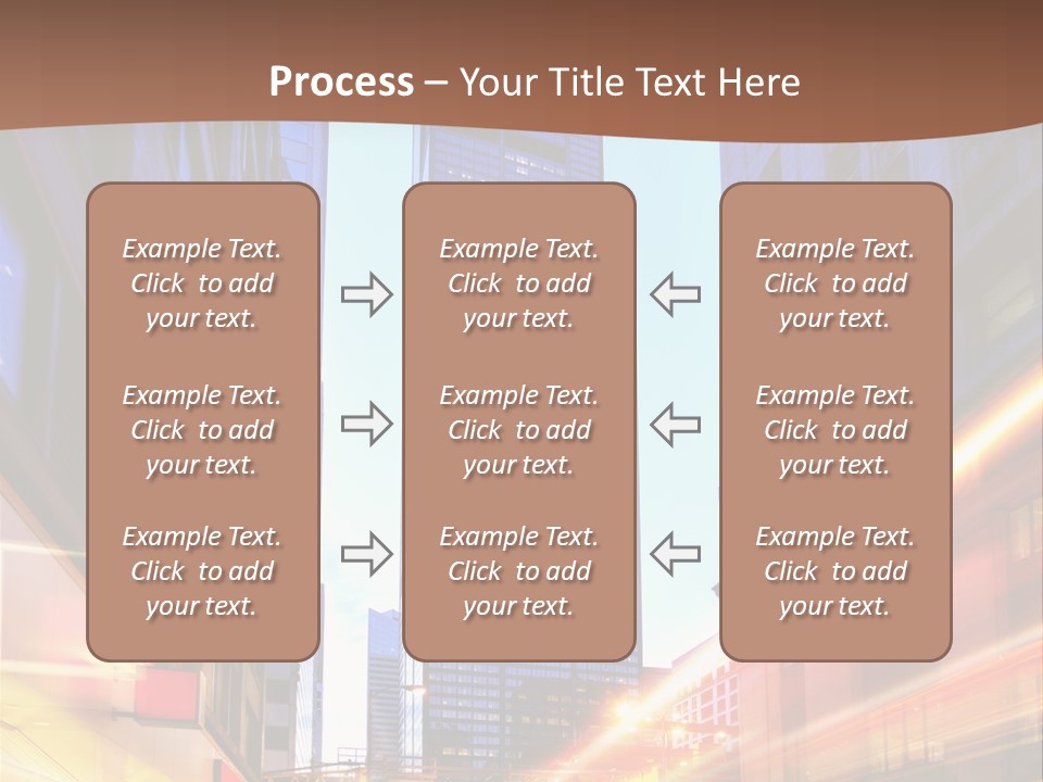 Racing Connection Blur PowerPoint Template