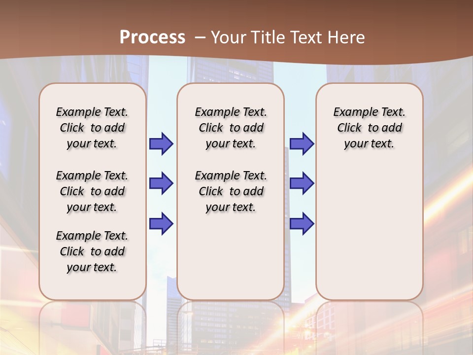 Racing Connection Blur PowerPoint Template