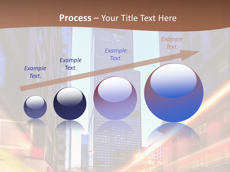 Racing Connection Blur PowerPoint Template