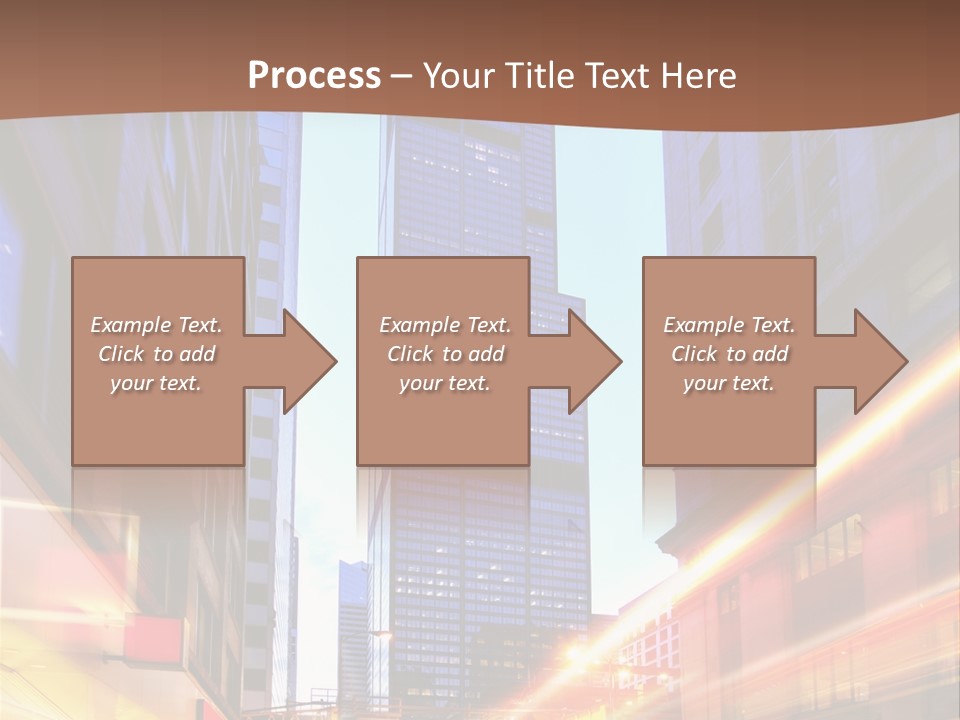 Racing Connection Blur PowerPoint Template