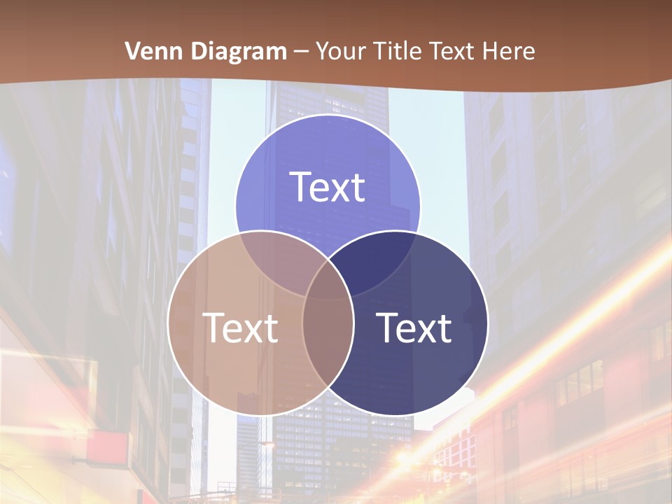 Racing Connection Blur PowerPoint Template