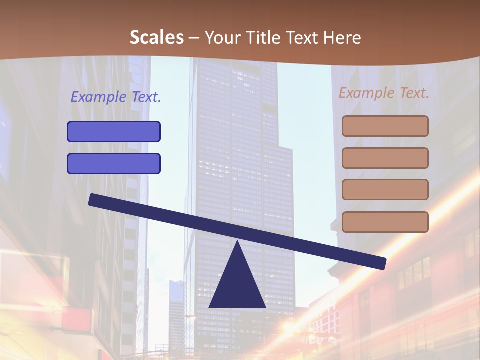 Racing Connection Blur PowerPoint Template