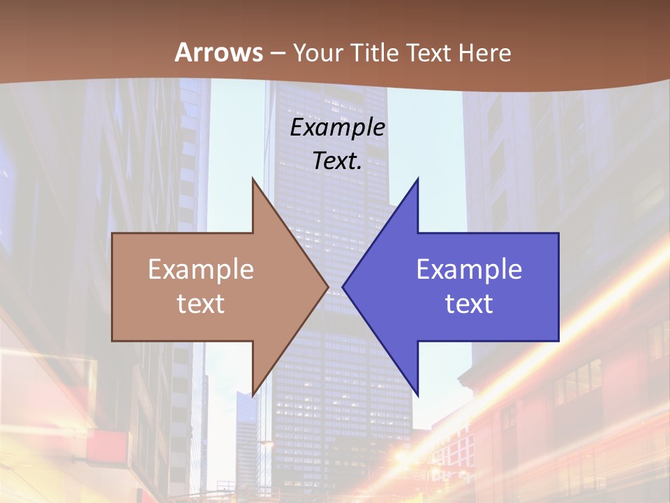 Racing Connection Blur PowerPoint Template